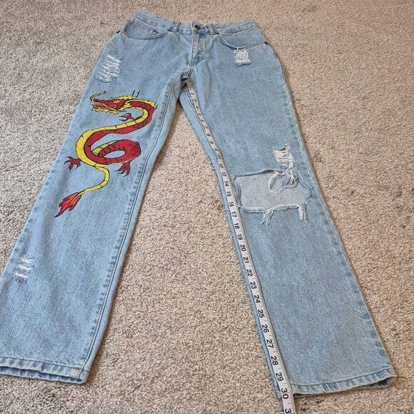 The Ragged Priest Women's Jeans Dragon Size 28 - Picture 9 of 11